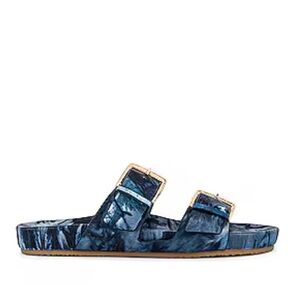 ULLA JOHNSON Nova Slide in Indigo, Size 39